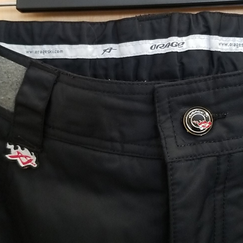 New Orage Women's Ski Snowboard Black Pant 10 Med - Picture 5 of 13